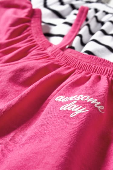 Kids Girls - Multipack 2er - Kurzarmshirt - pink