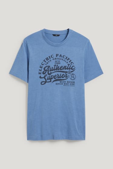 Bărbați - Tricou - cu poliester reciclat - albastru
