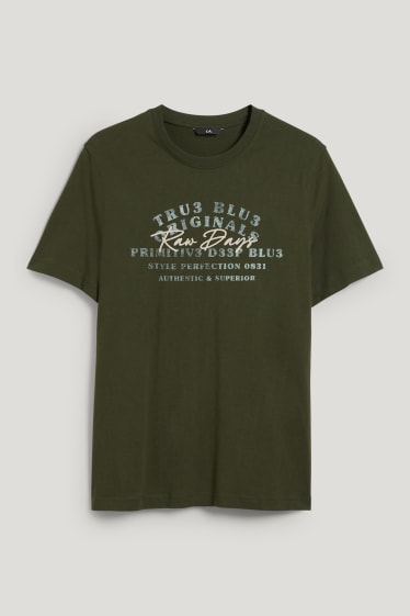 Bărbați - Tricou - verde închis