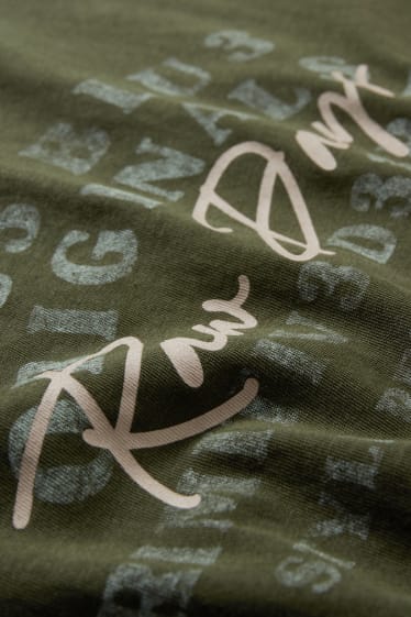 Bărbați - Tricou - verde închis