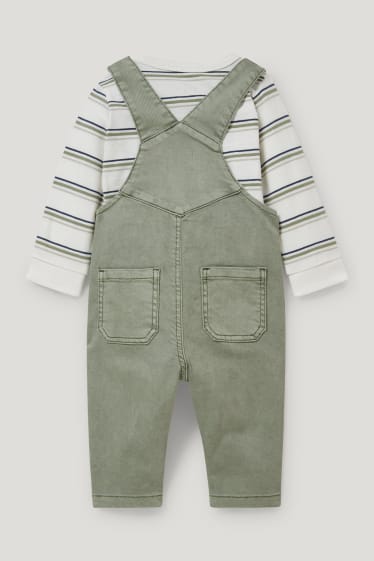 Baby Boys - Babyoutfit - 2-delig - groen