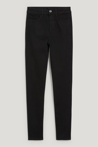 Dona - Jegging jeans - high waist - negre