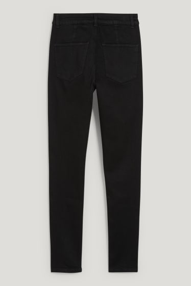 Dona - Jegging jeans - high waist - negre