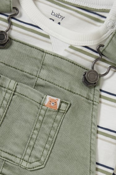 Baby Boys - Babyoutfit - 2-delig - groen