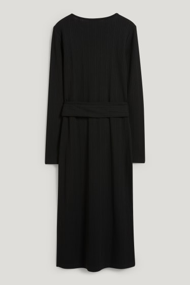 Dames - Kokerjurk - zwart