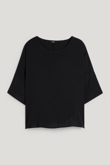 Damen - Bluse - schwarz