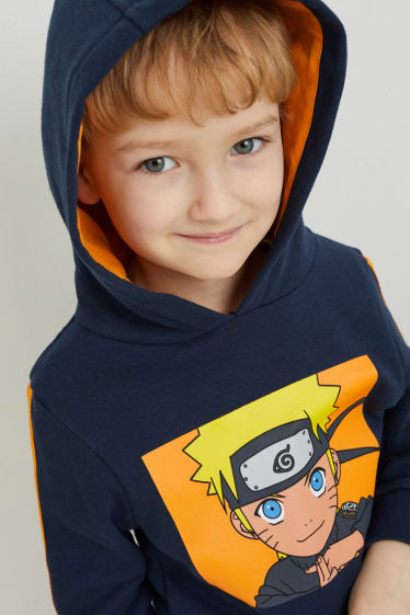 Batolata chlapci - Naruto - mikina s kapucí - tmavomodrá