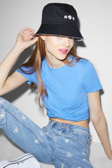 Clockhouse Girls - CLOCKHOUSE - Wende-Hut - hellblau