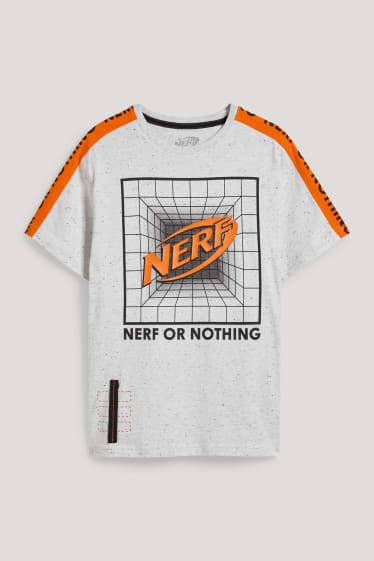 Băieți - NERF - tricou cu mânecă scurtă - negru / gri