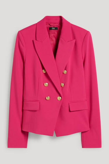 Mujer - Americana de oficina - entallada - fucsia