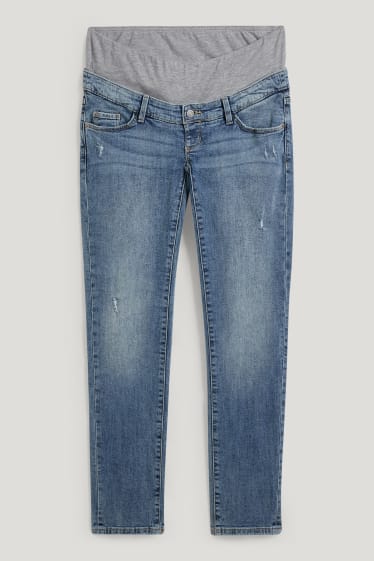 Damen - Umstandsjeans - Slim Jeans - jeans-hellblau