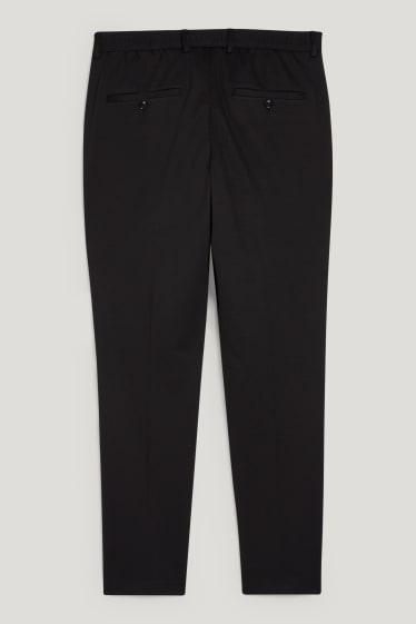 Bărbați - Pantaloni de costum - slim fit - Flex - LYCRA® - negru