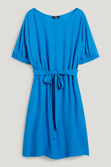 Damen - Kleid - blau