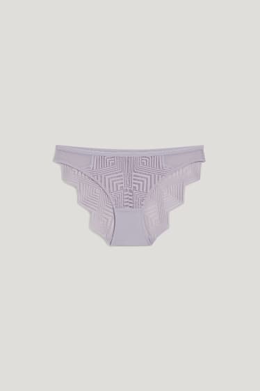 Damen - Slip - hellviolett