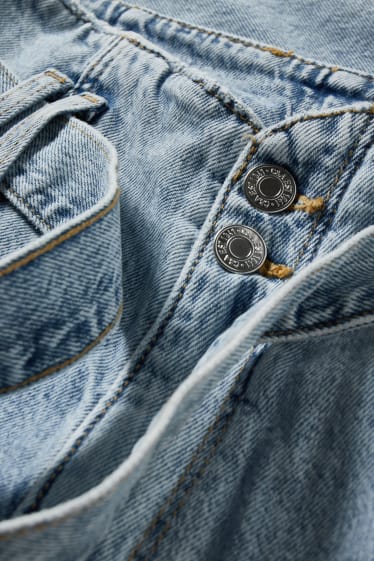 Damen - Mom Jeans - High Waist - jeans-hellblau