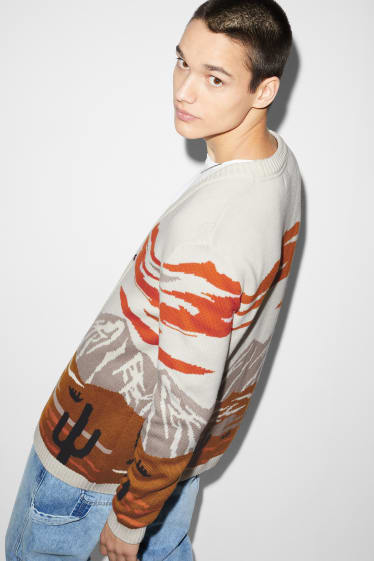 Clockhouse Boys - Gebreid vest - licht beige