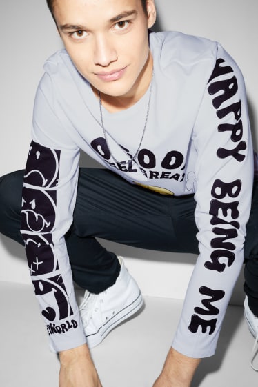 Clockhouse Boys - Long sleeve top - SmileyWorld® - white