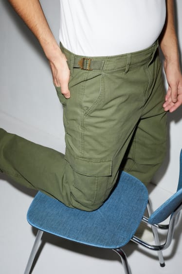 Clockhouse Boys - Cargohose - Relaxed Fit - grün