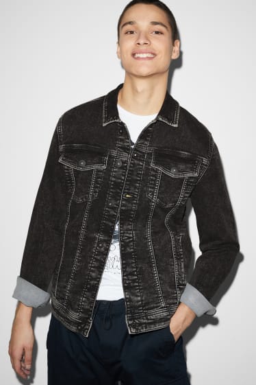 Clockhouse Boys - Jeansjacke - jeans-dunkelgrau