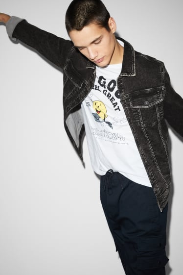 Clockhouse Boys - Jeansjacke - jeans-dunkelgrau