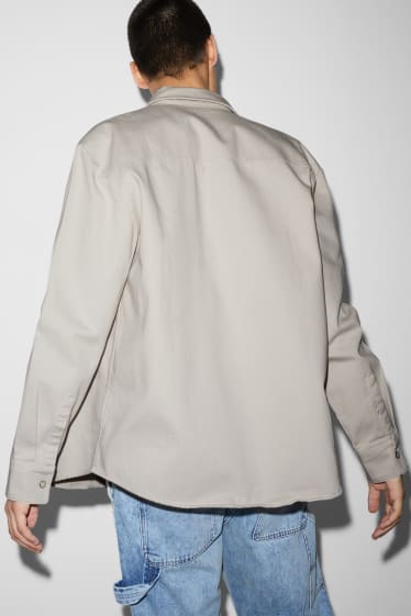 Clockhouse nen - Camisa - relaxed fit - kent - beix clar