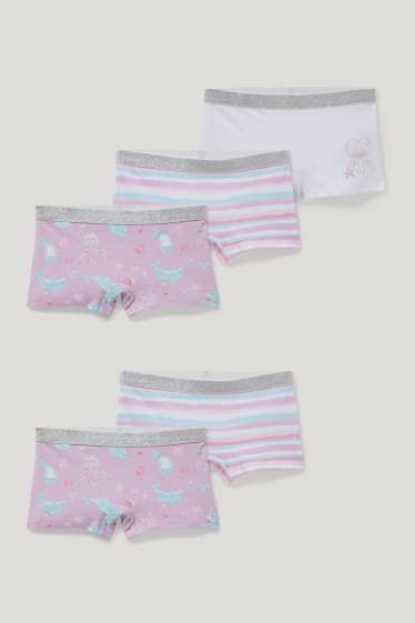 Toddler Girls - Multipack 5er - Boxershorts - hellviolett
