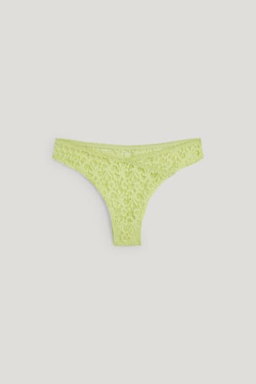 Damen - Slip - gelb