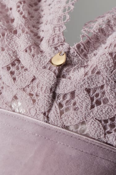 Damen - Bralette - wattiert - LYCRA® - hellviolett