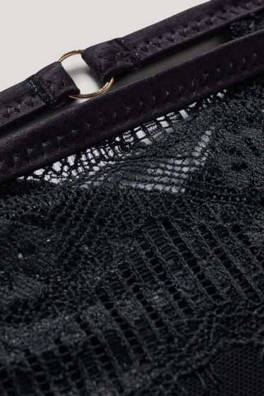 Damen - String - schwarz