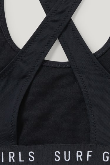 Bambine: - Bikini - LYCRA® XTRA LIFE™ - 2 pezzi - nero