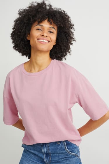 Kobiety - T-shirt - różowy