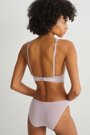 Damen - Bralette - wattiert - LYCRA® - hellviolett