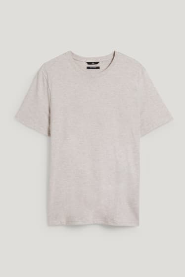 Hommes - T-shirt - beige