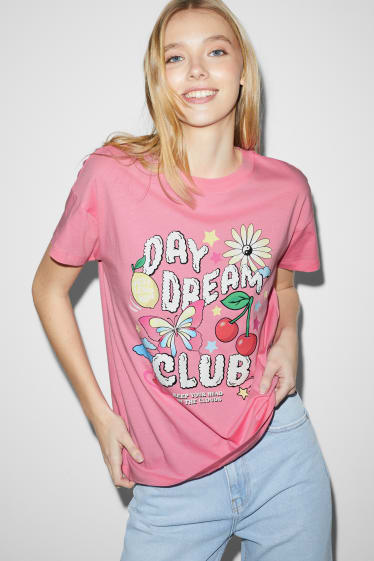 Clockhouse Girls - CLOCKHOUSE - T-Shirt - pink