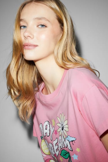 Clockhouse Girls - CLOCKHOUSE - T-Shirt - pink