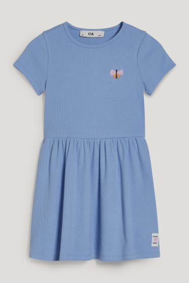 Filles - Robe - bleu clair