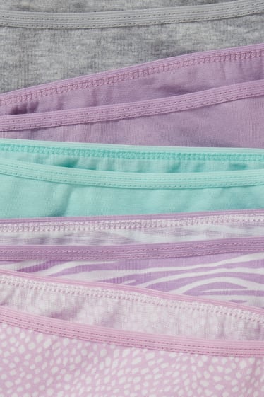 Kids Girls - Multipack 10 buc. - chiloți - violet deschis