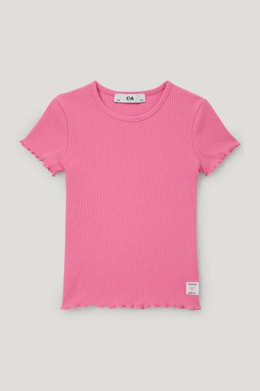 Batolata dívky - Tričko s krátkým rukávem - růžová