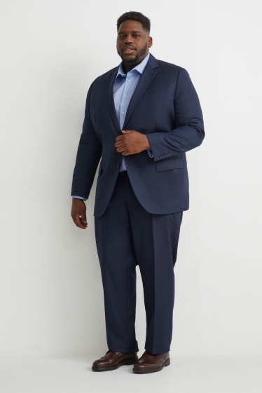 Uomo XL - Camicia - regular fit - colletto all'italiana - facile da stirare - azzurro