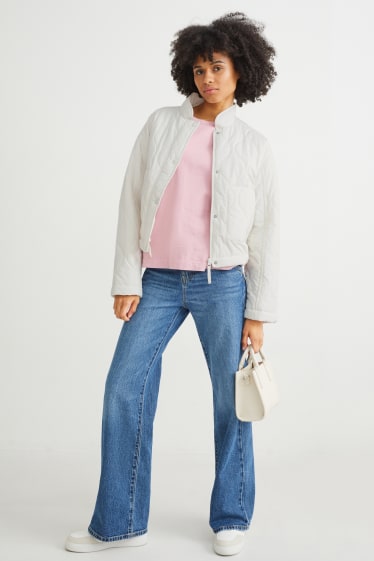 Damen - Steppjacke - weiß
