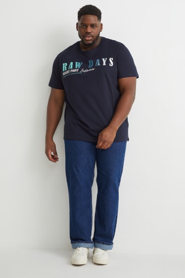 Heren XL - T-shirt - donkerblauw