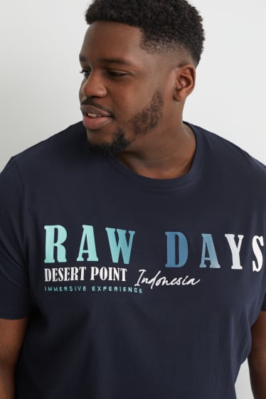 Heren XL - T-shirt - donkerblauw