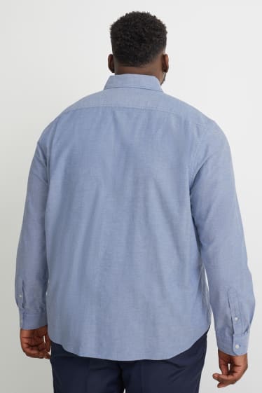 Uomo XL - Camicia - regular fit - button down - azzurro