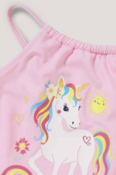 Toddler Girls - Unicorn - swimsuit - LYCRA® XTRA LIFE™ - rose
