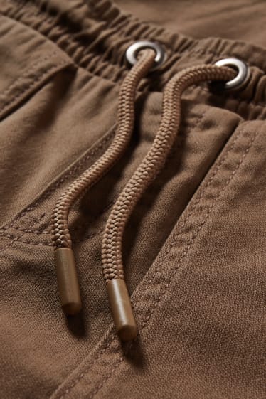 Bambini: - Pantaloni cargo - LYCRA® - kaki