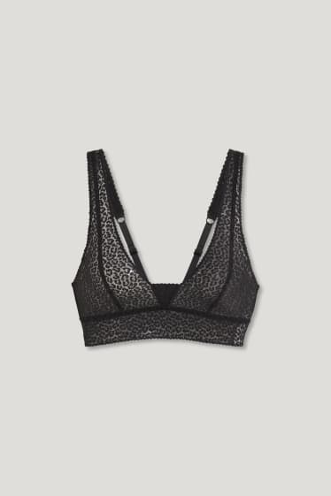 Dames - Bralette - zwart