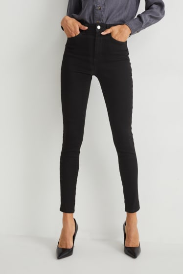 Dona - Jegging jeans - high waist - negre
