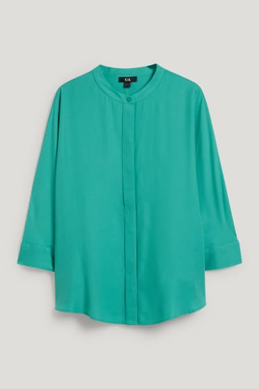 Damen - Bluse - grün
