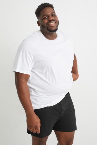 Uomo XL - Confezione da 2 - boxer - jersey - nero