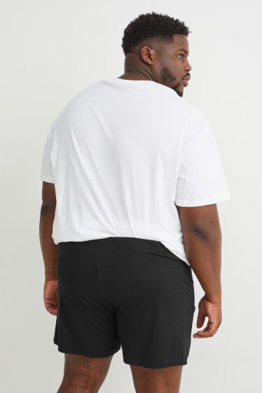 Uomo XL - Confezione da 2 - boxer - jersey - nero